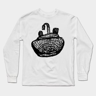 Dark and Gritty Sink Drawing Long Sleeve T-Shirt